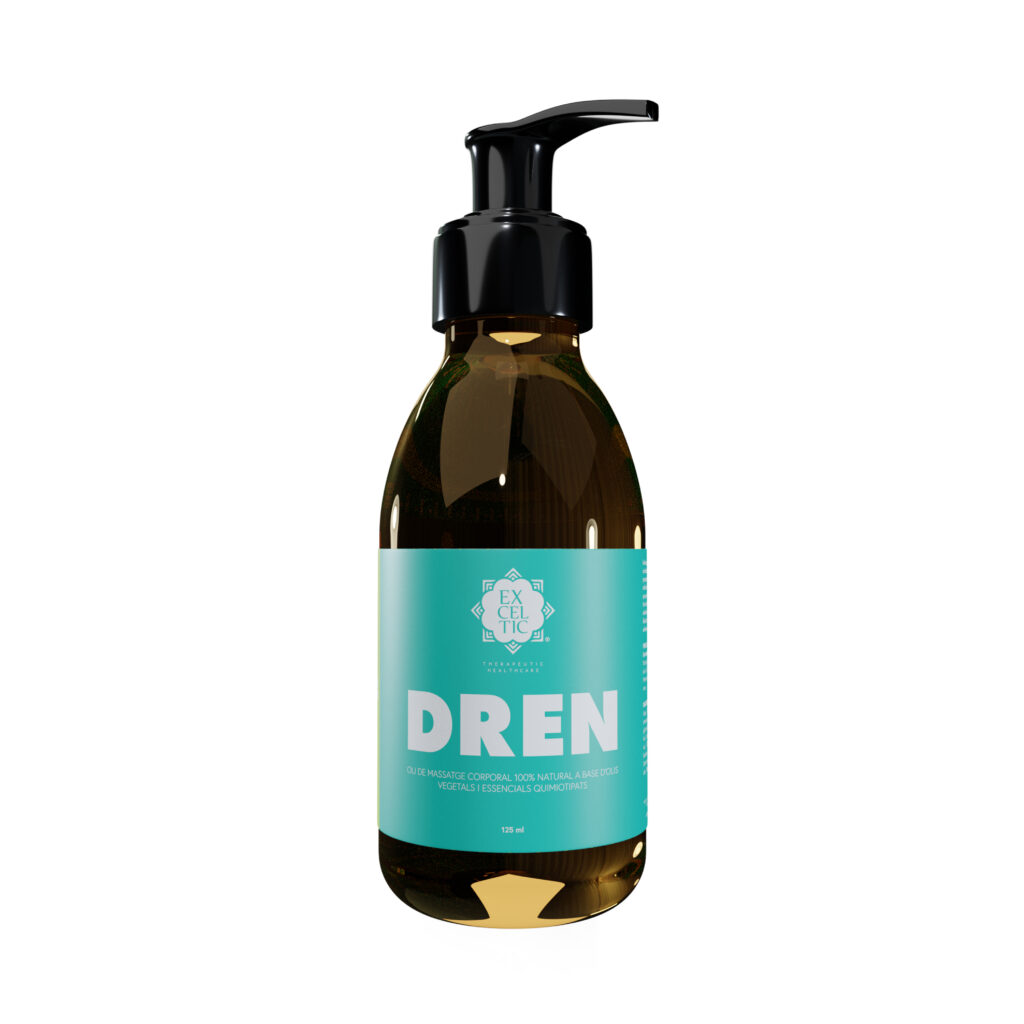 Aceite de masaje de circulación y piernas cansadas